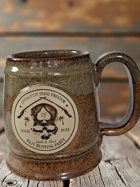 Zero Foxtrot Operation Iraqi Freedom Haji Hunting Party Ceramic Mug USA